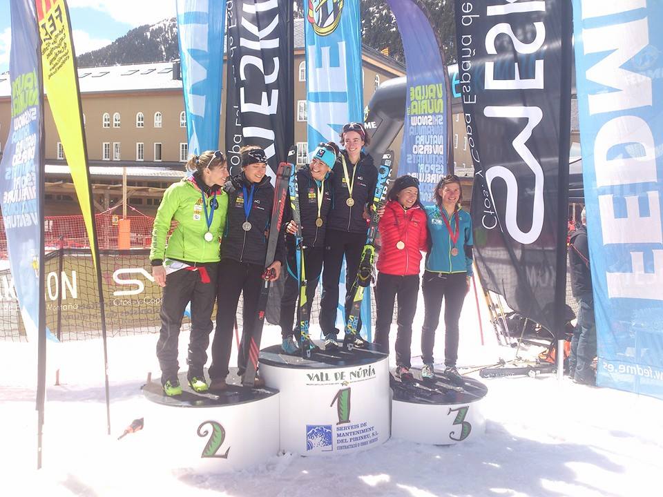 CAMPEONATO DE ESPAÑA DE ESQUÍ DE MONTAÑA POR PAREJAS CELEBRADO EL 5 DE ABRIL EN NURIA (CATALUÑA)